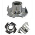 thumbnail image 3 of High-Quality T-Nuts For Indoor Outdoor Use, Anti-Rust Galvanized Steel Furniture Woodworking Versatile Fasteners, 3 of 5