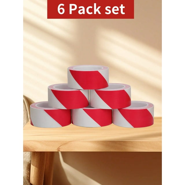 6rolls/set PVC Tape, Modern Solid Strong Adhesive Patch For Home