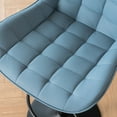 thumbnail image 6 of YOUNIKE Adjustable Bar Stools Set of 2 with Soft Cushion Swivel Counter Bar Chairs,Blue, 6 of 6