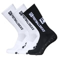 thumbnail image 1 of TFixol LIXADA Lot de 3 Chaussettes de Soccer Rondes en Silicone Noires, Blanches, Rouges Ou Bleues (Taille 39-46) en Fibre de Polyester, 1 of 6