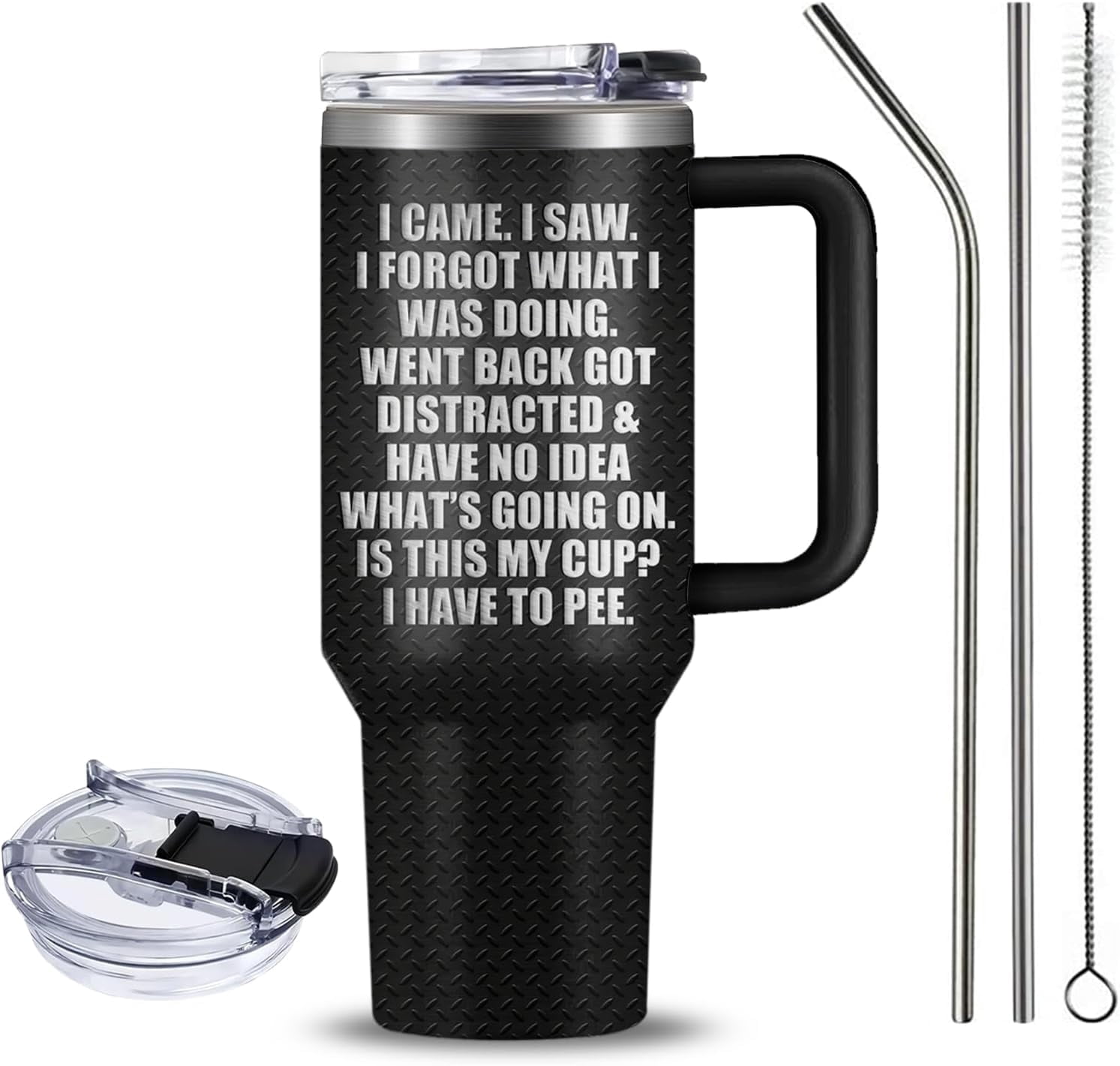 Gag Birthday Gifts for Men I Came I Saw I Forgot Tumbler 40oz, Old People Gag Gifts, Funny Retirement Christmas Gift for Older Men, Insulated Cups for Elderly Seniors Citizen Husband Dad Uncle Grandp
