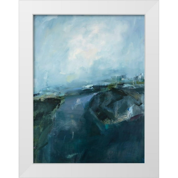 Lenssen, Georganna 12x14 White Modern Wood Framed Museum Art Print Titled - Splashed by Magic