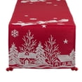 thumbnail image 1 of SANTA'S SLEIGH EMBROIDERED TABLE RUNNER 14x70, 1 of 1