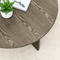 thumbnail image 3 of Round Coffee Table,36 inch Coffee Table for Living Room,Rustic Wood Desktop & Sturdy Legs Table Modern Design Home Furniture(Walnut), 3 of 6