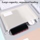 thumbnail image 4 of Zipper File Bag Ribbon Business Card Style Data Organization A4 Large Capacity Thick Waterproof Storage Bag, 4 of 6