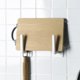thumbnail image 3 of XWSHYW Tablas de Cortar Soporte Plegable de Pared para Microondas de Cocina, Soporte de Acero Inoxidable, 2 Uds., 3 of 6