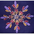 thumbnail image 2 of Batik Tapestry Cotton Bedspread 108" x 88" Full-Queen Purple, 2 of 3