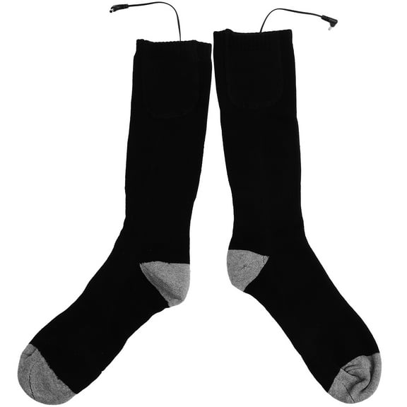 TAILTOSS 1 Pair Black Socks for Men with Carbon Fabric
