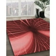 thumbnail image 3 of Ahgly Company Machine Washable Indoor Rectangle Transitional Grapefruit Red Area Rugs, 8' x 10', 3 of 7