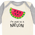 thumbnail image 4 of Inktastic I'm One in a Melon Watermelon Humor Boys or Girls Long Sleeve Baby Bodysuit, 4 of 5