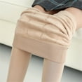 thumbnail image 2 of Hicidod Fleece Lined Tights Women Opaque Warm Winter Pantyhose Thermal Thicken Fashion Solid Leggings for Women, 2 of 7