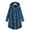 Blue coat for women, variant on Usmixi 2023 Plush Coat for Women Plus Size Overcoat for Women Casual Solid Cozy Fluffy Plush Sweatshirt Coat Button up Irregular Fuzzy Fleece Hooded Outerwear Winter Plush Coat