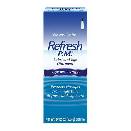 Refresh PM Lubricant Eye Ointment Nighttime Relief For Dry Eye 3.5 Gm