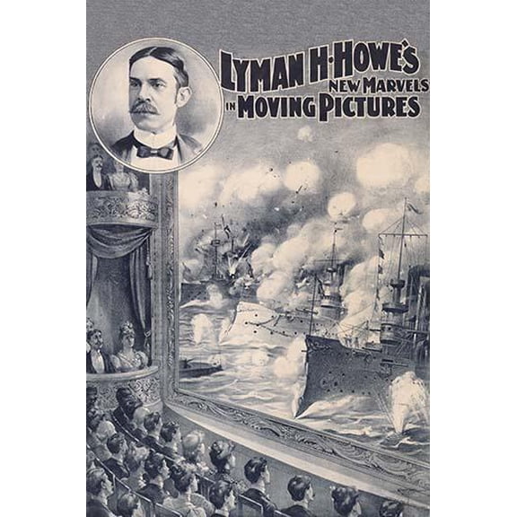 Motion Picture of Sea Battles- Fine Art Canvas Print (20" x 30")