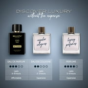 Bella Vita Luxury CEO MAN Intense Eau De Parfum Perfume for Men with Bergamot,Lavender & Orchid|Woody & Musky Long Lasting EDP Fragrance Scent, 100 Ml