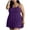 *Purple, variant on VBVC Women's Plus Size Spaghetti Strap Swing Tunic Dress , Ladies' Sleeveless Loose Fit Mini Dress , Casual Summer Flowy Basic Dresses For Women,Black,L-5XL