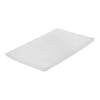 LA Baby Rectangular Waterproof Cradle Mattress Pad 1" with Easy to Clean Cover, White