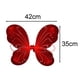 thumbnail image 3 of Disfraz de Alas de hada Yuyangstore con Alas de mariposa para niños Rojo, 3 of 8