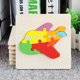 thumbnail image 1 of Rompecabezas de madera 3D para niños, rompecabezas de madera 3d de animales de dibujos animados, inteligencia para niños, juguetes educativos tempranos para niños, 1 of 4