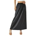 thumbnail image 1 of Qiylii Half Slip Lace Long Underskirt Women's Satin Half Slip Half Slips for Under Dresses Slip, 1 of 10