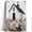 Rustic Country Church and Cotton, variant on Rustic Country Church and Cotton Field Canvas Wall Art, Vintage Farmhouse Chapel Painting Print, Framed Religious Wall Decor for Living Room & Bedroom, Christian Home Gift 8*12inch(20*30cm)