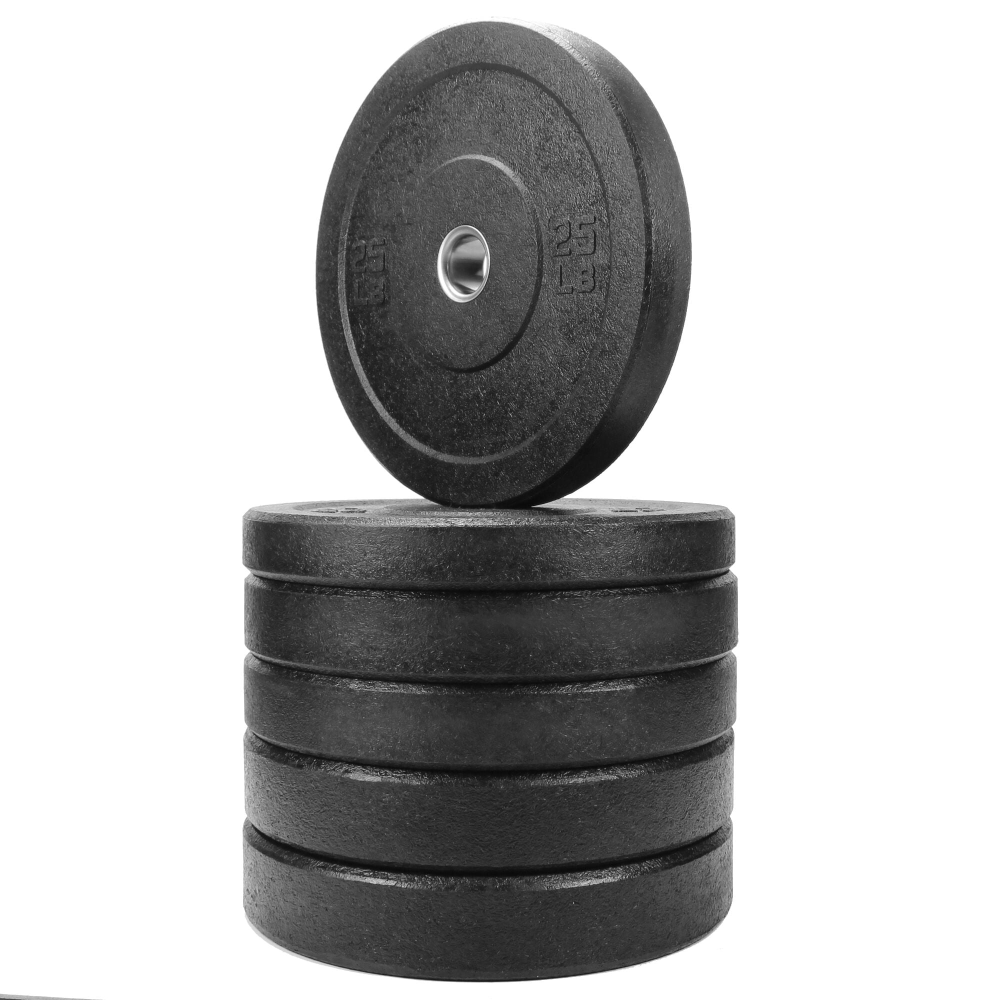 XPRT Fitness 210 LB. Crumb Rubber Bumper Plate Set = 5 Boxes / (2) 45 lb. (2) 35 lb. (2) 25 lb