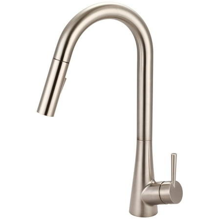 Olympia Faucets K-5025 I2 1.5 GPM Single Hole Kitchen Faucet - Nickel