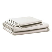 Allswell Silky Serenity 4-Piece 100% TENCEL Bed Sheets Set, Cream Glaze, Queen