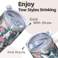 thumbnail image 4 of 20OZ Dog Print Easy Clean Tumbler with Handle Double Wall Vacuum Cup Ideal Dog Lover Gifts Unique Birthday Christmas Presents for Dog Enthusiasts Women Men Durable and Dishwasher Safe, 4 of 6