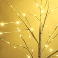 thumbnail image 4 of 8FT LED Birch Tree Fairy Light Indoor Outdoor Christmas Holiday Decoration, 4 of 5