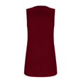 thumbnail image 5 of Yubnlvae Red Summer Tank Tops for Women 2025 Loose Fit Pleated Square Neck Sleeveless Shirt Curved Flowy Vest Basic Cotton Tee, S, 5 of 6