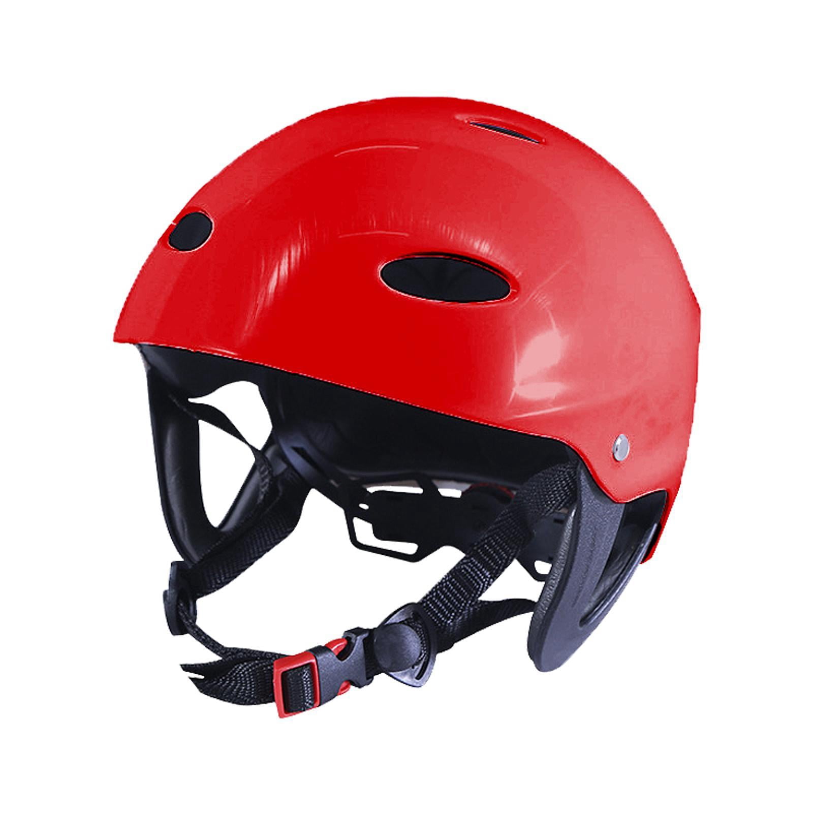 Colaxi Hard Hat Secure Helmet Protective Accessories Sports Helmet Protection Cap for Drifting River Adventure Outdoor Rock Climbing Red