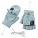thumbnail image 2 of Guantes con tapa USB Guantes calefactores eléctricos de doble cara USB Guantes calefactores de doble cara USB Guantes cálidos Guantes de 5v, 2 of 5