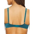 thumbnail image 2 of Maidenform® Custom Lift® Tailored Demi T-Shirt Bra Textured Dot Print/Dark Water Teal 36C Women's, 2 of 4