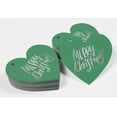 thumbnail image 4 of Inkdotpot 50 Pack Real Silver Foil Paper Tag Merry Christmas Favor Hang Tag, 4 of 8