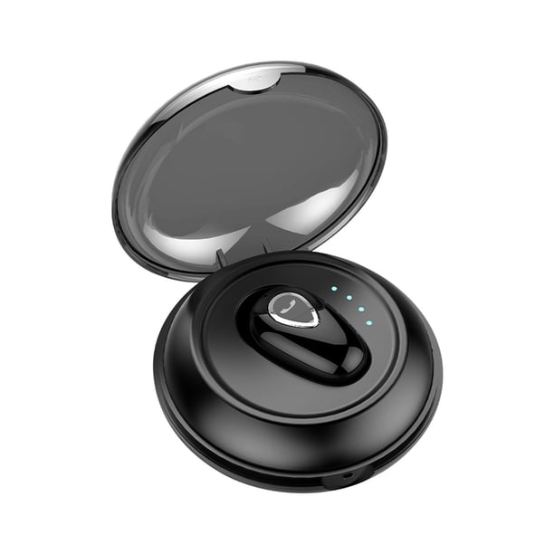 Audífonos inalámbricos verdaderos con Bluetooth y control remoto, estuche de carga inalámbrico, auriculares estéreo IPX8 con micrófono incorporado.