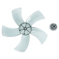thumbnail image 4 of CRAFTHROU Replacement Fan Blades For Standing Fan 5-Blade Set Universal Floor Fan Blade Replacement Easy Install, 4 of 7