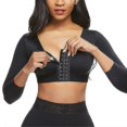 thumbnail image 1 of Shapewear pour Femmes Manches 3/4 Brassière de Compression Fermeture avant Correcteur de Post-Chirurgie Débardeur, 1 of 5