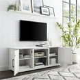 thumbnail image 4 of Bowery Hill 58" Rustic Low Profile TV Stand in Whitewash Finish, 4 of 15