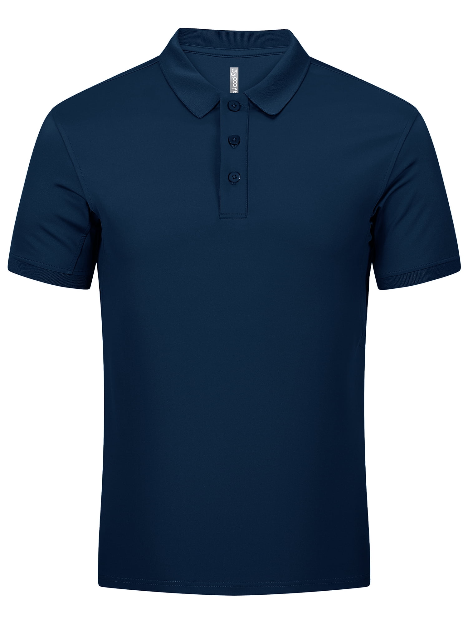 33,000ft Men's Golf Polo Shirts Short Sleeve Dry Fit Casual Workout