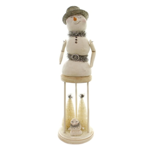 Christmas Frosty's Winter Wonderland Polyresin Snowman Trees Tinsel 72047