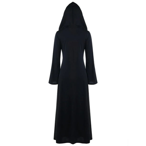 Hjcommed Medieval Vintage Velvet Lace Up Back Trumpet Sleeves