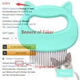 thumbnail image 2 of Peine para gatos, peine de masaje para gatos, cepillo para perros, peine para mascotas y cepillo de masaje (verde) Xemadio GX-491, 2 of 4