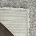 thumbnail image 6 of Nourison Luxurious Shag Silver 5'3" x 7'3" Area Rug, Solid, Plush, Bed Room, Living Room, Dining Room, Kitchen, Easy Cleaning, Non Shedding,, 6 of 9