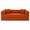 Orange, variant on DEALTOPS 79" Convertible Corduroy Floor Sofa Bed, Modular Sleeper Couch with Memory Foam, Orange