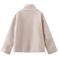 thumbnail image 5 of Liyamei Children's Solid Color Double Zipper Fleece Jacket Yellow 9-10 Years, 5 of 5