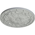 thumbnail image 3 of Ekena Millwork 20 1/2"OD x 1 1/2"P Foster Acanthus Leaf Ceiling Medallion (Fits Canopies up to 2 1/4"), Hand-Painted Frost, 3 of 6