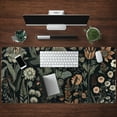 thumbnail image 4 of Aesthetic Vintage Dark Flower Plants Wildflowers Large Gaming Mousepad XXL Keyboard Mouse Mat Full Desktop Mat Women Desk Cover Mat for Work Office Home 31.5x15.8 in, 4 of 6