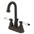 thumbnail image 2 of Kingston Brass Restoration Two Handle 4" Centerset Lavatory Faucet with Retail Pop-up, 2 of 4