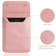 thumbnail image 6 of Dteck Sleeve Case for 7" Kindle Paperwhite 12th Generation and Kindle Colorsoft Signature Edition (2024) with Clear Case, Flexible Transparent TPU Cover with Suede Leather Sleeve Shell,Pink, 6 of 7